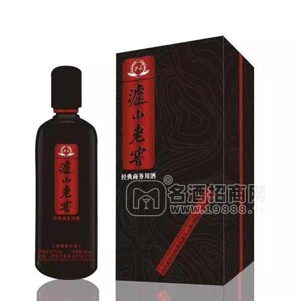 瀘山老窖52度純糧釀造濃香型白酒招商500ml