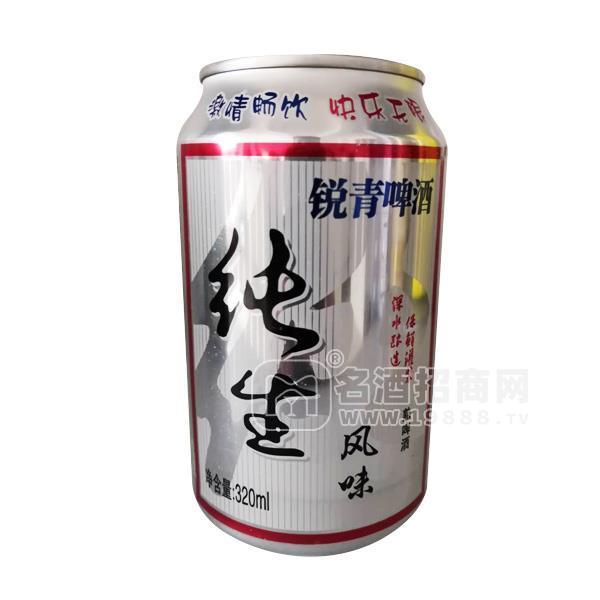 銳青啤酒 純色風味熟啤酒320ml