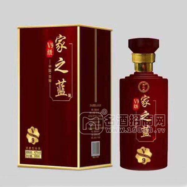 家之藍(lán)V9級(jí)白酒 紅瓶 500ml