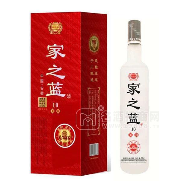 家之藍(lán)白酒 柔和10 500ml