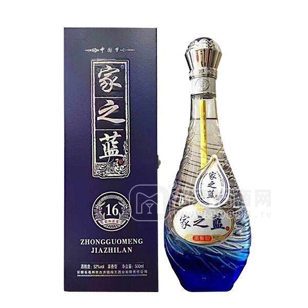 家之藍濃香型白酒 柔和原漿500ml