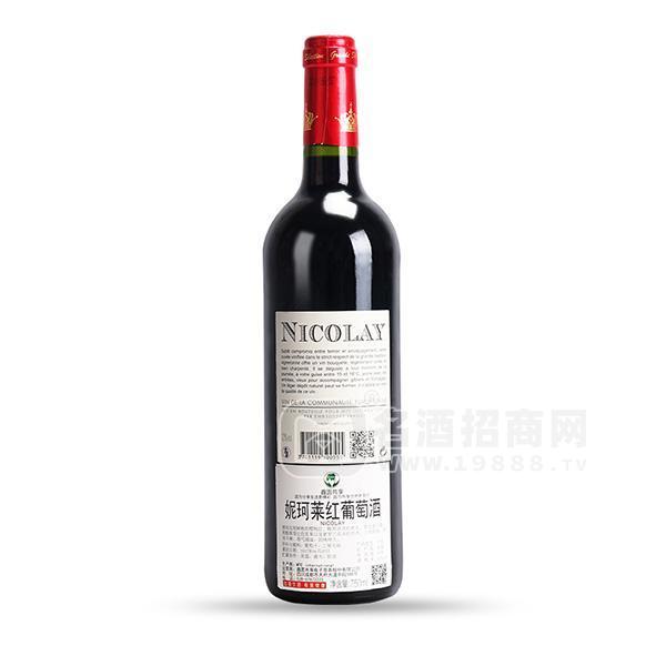 法國妮珂萊紅葡萄酒750ml