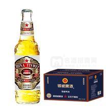銀威啤酒 白冰花瓶 精釀啤酒招商330mlx24瓶