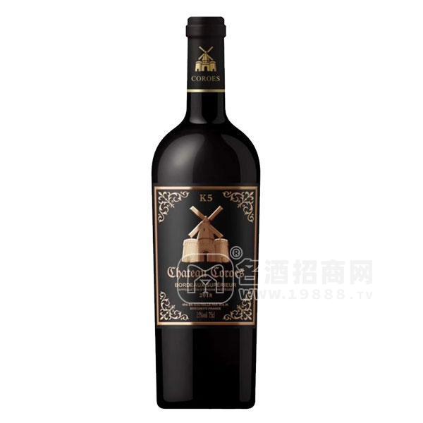 ·卡图磨坊K5干红葡萄酒招商 