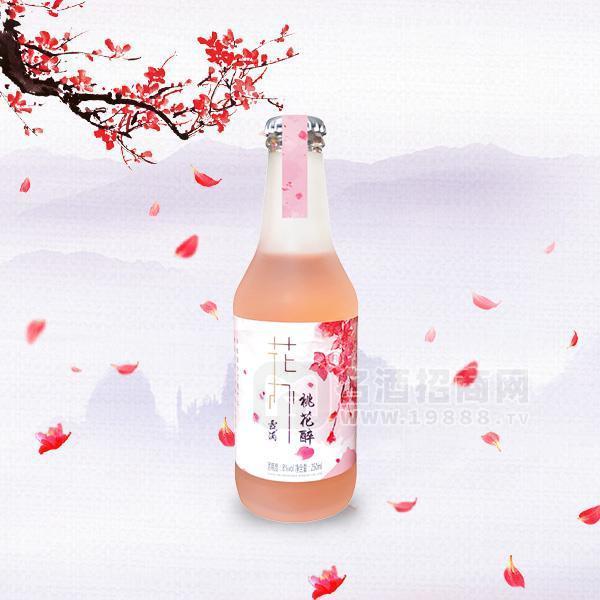 桃花醉 花果酒 果酒  8度 250mlx12瓶