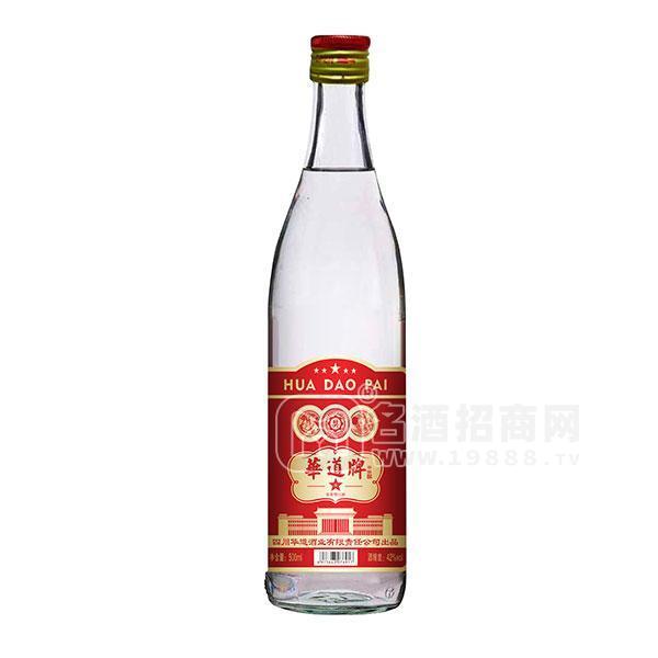 華道牌  濃香型白酒  42%vol  500ml