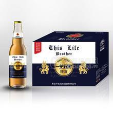 一生兄弟啤酒棕瓶啤酒箱裝啤酒招商330ml