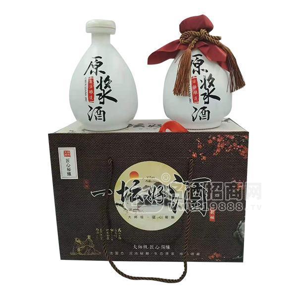 原漿酒壇子酒白酒招商禮盒裝春節(jié)送禮