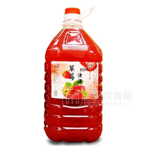 黃氏草莓濁酒 桶裝酒 有你時濁酒招商代理5L