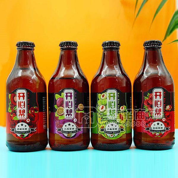 開(kāi)心幫3.5%vol 瓶裝水果啤酒代理280ml