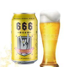 卡萊富666音樂(lè)啤酒易拉罐啤酒6罐裝