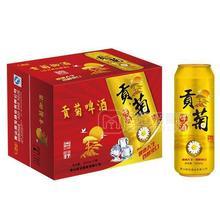 質(zhì)寶酒業(yè) 貢菊啤酒 全麥啤酒 整箱招商500mlx12罐