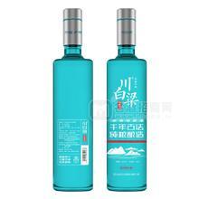 川白梁歡酒濃香型白酒招商藍(lán)瓶裝500ml