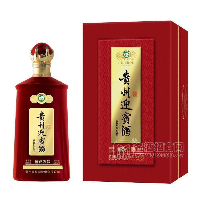 貴州迎賓酒窖齡佳釀白酒53%vol500ml