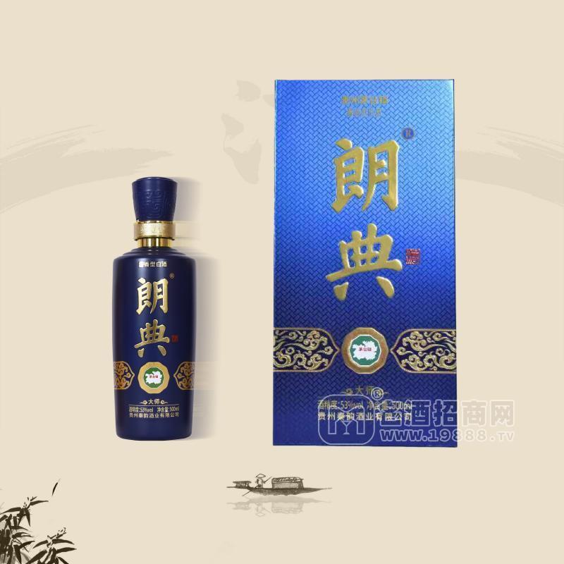 秦韻酒業(yè)朗典53%vol醬香型白酒禮盒裝招商500ml