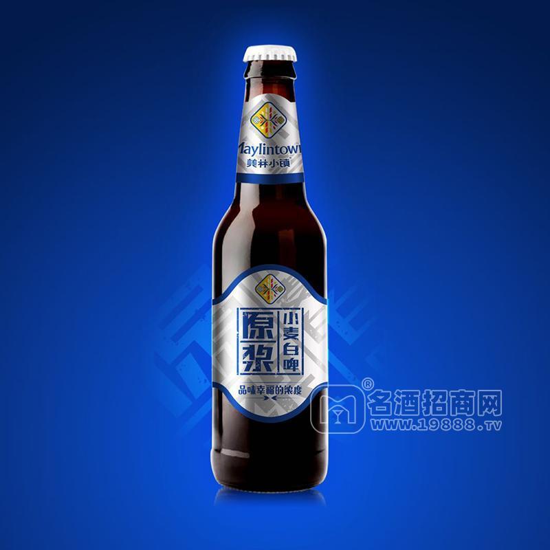 美林小镇原浆小麦白啤瓶装招商516ml