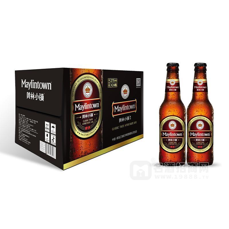 美林小镇原浆小麦白啤箱装招商275ml×24瓶