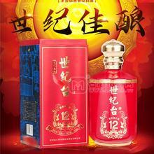 世紀(jì)臺(tái)酒世紀(jì)佳釀53度醬香型白酒紅瓶禮盒裝招商500ml