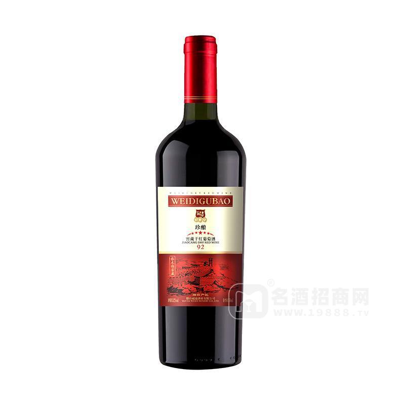 珍藏級國產(chǎn)干紅葡萄酒國產(chǎn)葡萄酒瓶裝招商