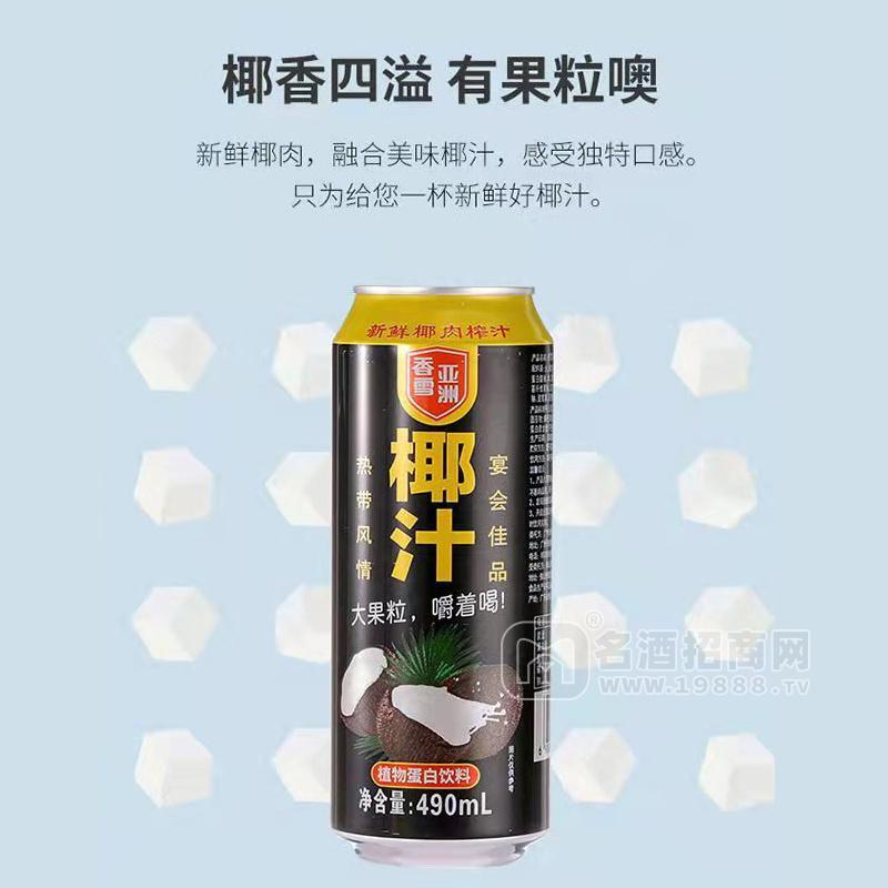 椰汁植物蛋白飲料招商490ml