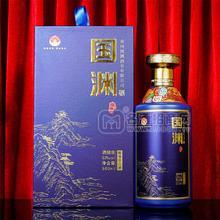 國淵經(jīng)典醬香型白酒53度白酒禮盒裝招商500ml