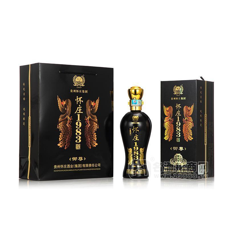 懷莊1983御尊醬香型白酒53度白酒禮盒裝招商500ml