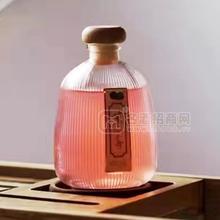 玻尿酸草莓果酒瓶裝果酒招商