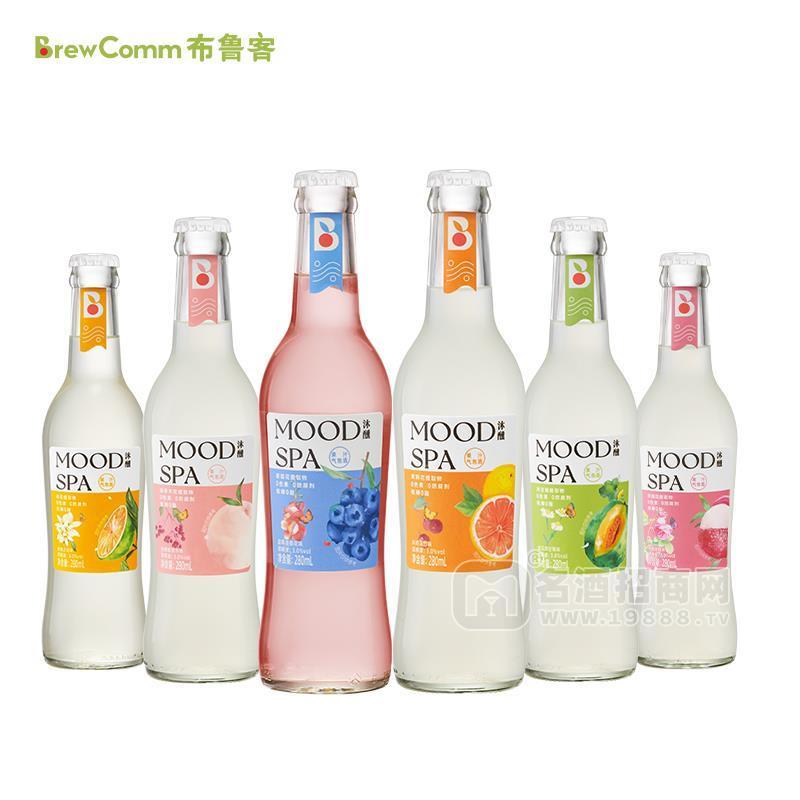 MOOD SPA沐醺果汁汽泡酒瓶裝6種風(fēng)味280ml