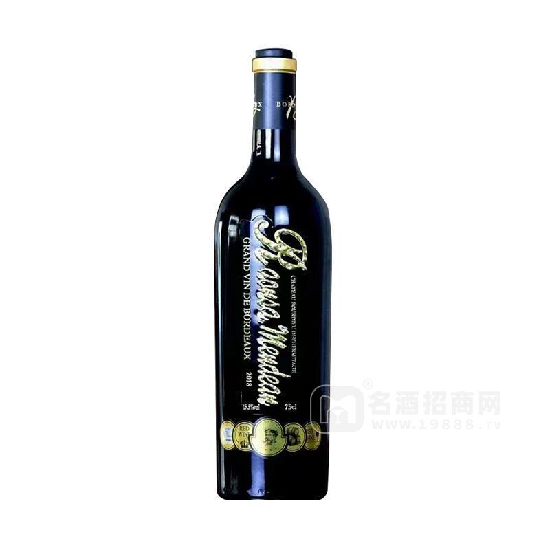 羅娜蒙德波爾多窖藏干紅葡萄酒法國進(jìn)口750mlx