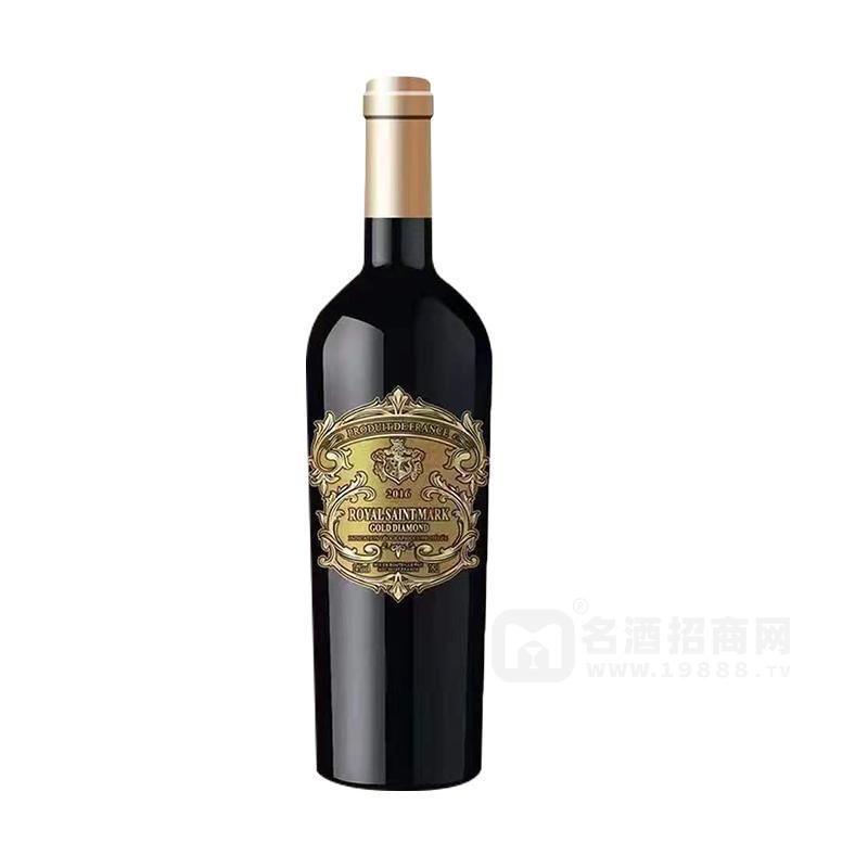 皇家圣馬克金鉆干紅葡萄酒法國(guó)進(jìn)口750ml