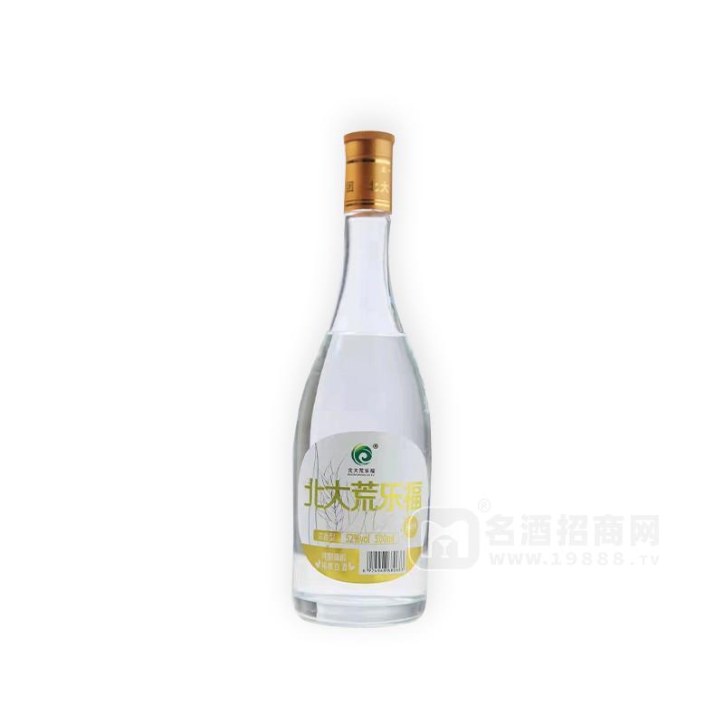 北大荒樂福純糧白酒濃香型招商500ML