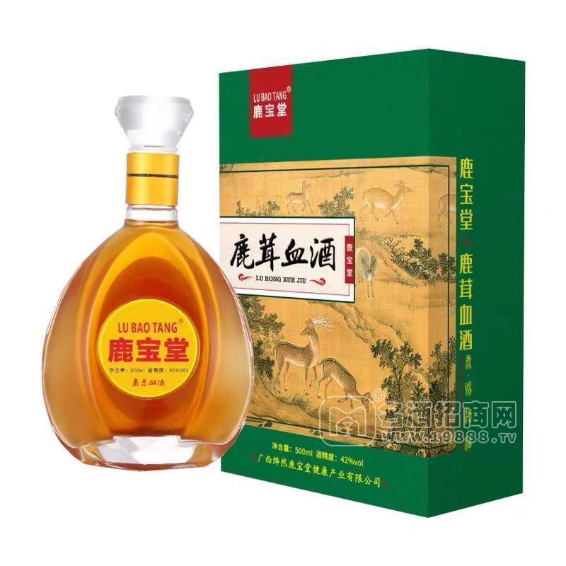 鹿寶堂鹿茸血酒 鴻運(yùn)42度 500ml