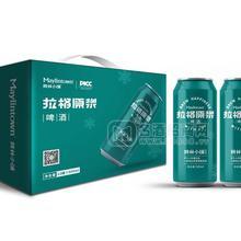 美林小鎮(zhèn)拉格原漿精釀啤酒500mlX12瓶