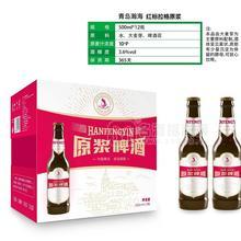 青島瀚海 紅標拉格原漿啤酒500ml×12瓶 瓶裝