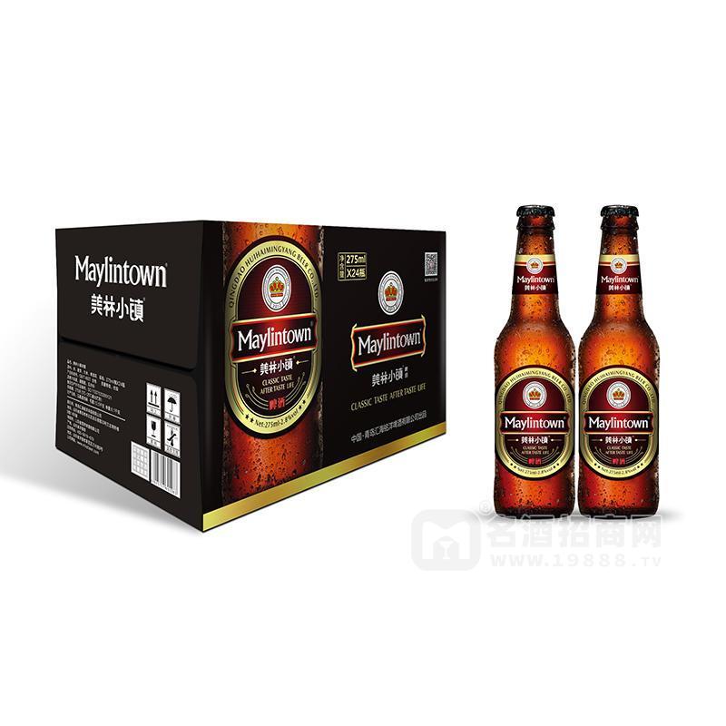 美林小镇棕瓶啤酒招商275ml×24瓶