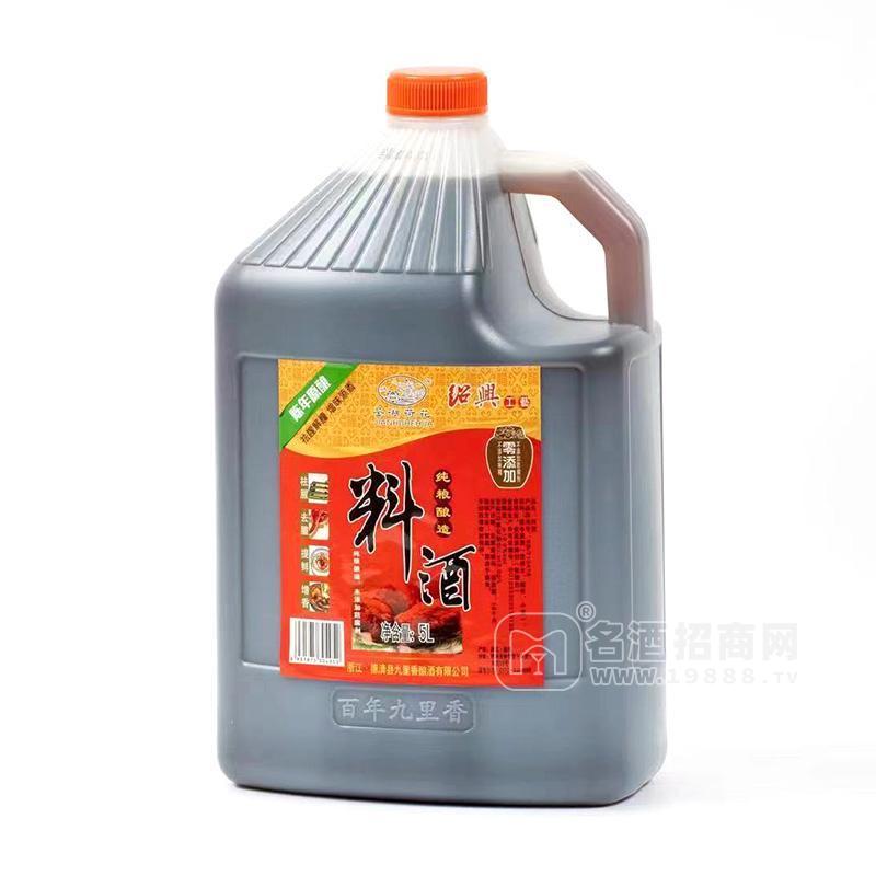 鑒湖荷花料酒純糧釀造5L