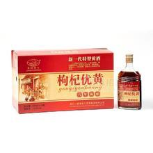 鑒湖荷花枸杞優(yōu)黃新一代特型黃酒500mLx12瓶