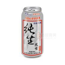 慕康啤酒 純生風(fēng)味啤酒500ml