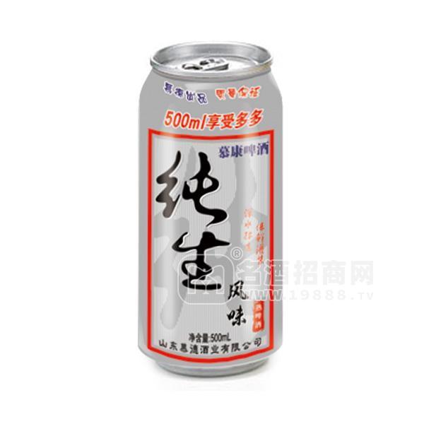 慕康啤酒 純生風味啤酒500ml