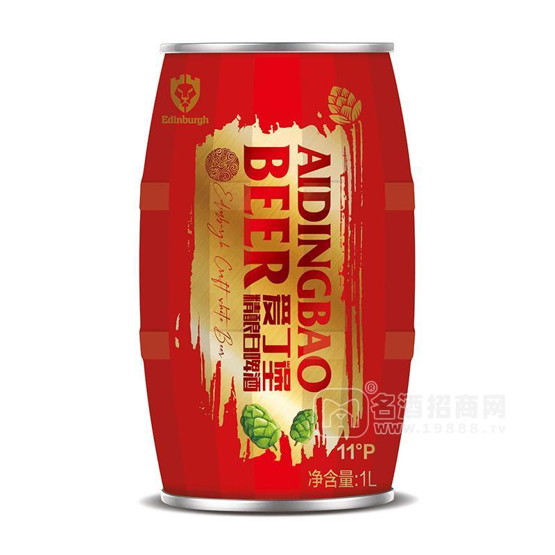 ·爱丁堡精酿白啤酒1L 