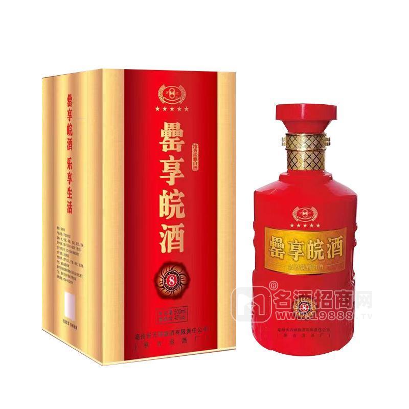 萬順罍享皖酒濃香淡雅白酒盒裝招商500ml