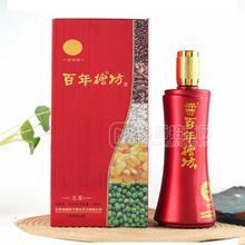 百年槽坊濃香型白酒52度500ml