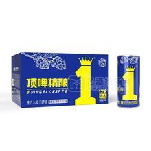 頂啤精釀德式小麥白啤酒1LX12罐