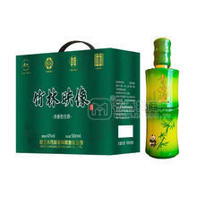 竹林映像濃香型白酒42%vol青竹酒禮盒裝招商500ml