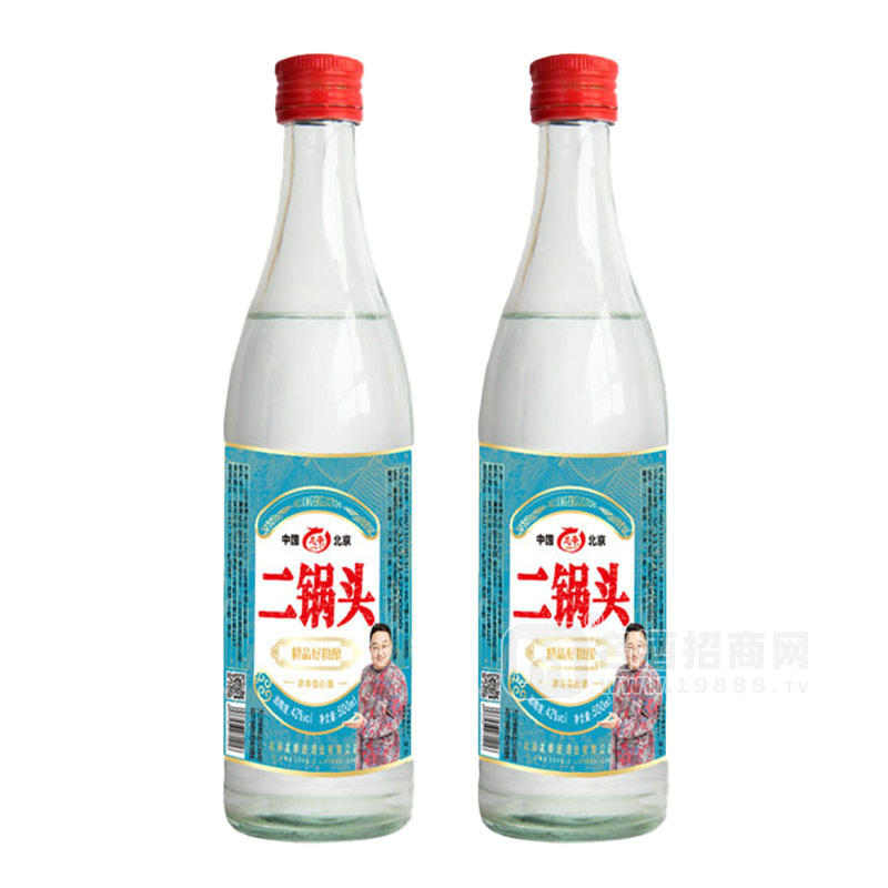 龍舉精品藍(lán)標(biāo)北京二鍋頭42度白酒瓶裝招商500ml