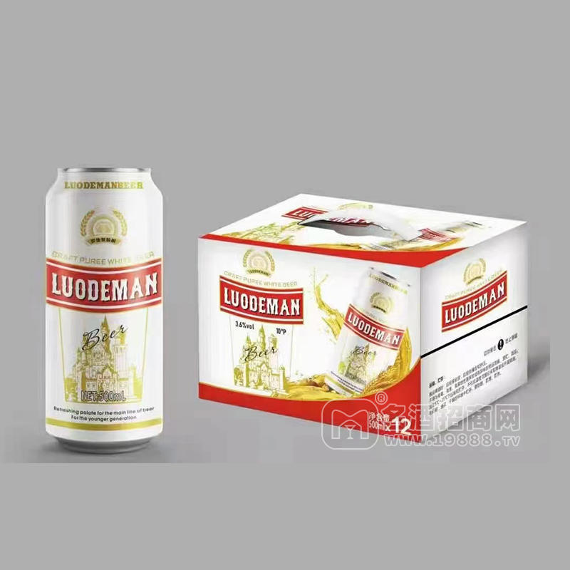 LUODEMAN啤酒招商500ml×12罐