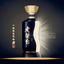 老醬臺(tái)醬酒醬香型白酒53%vol發(fā)光老酒500mL