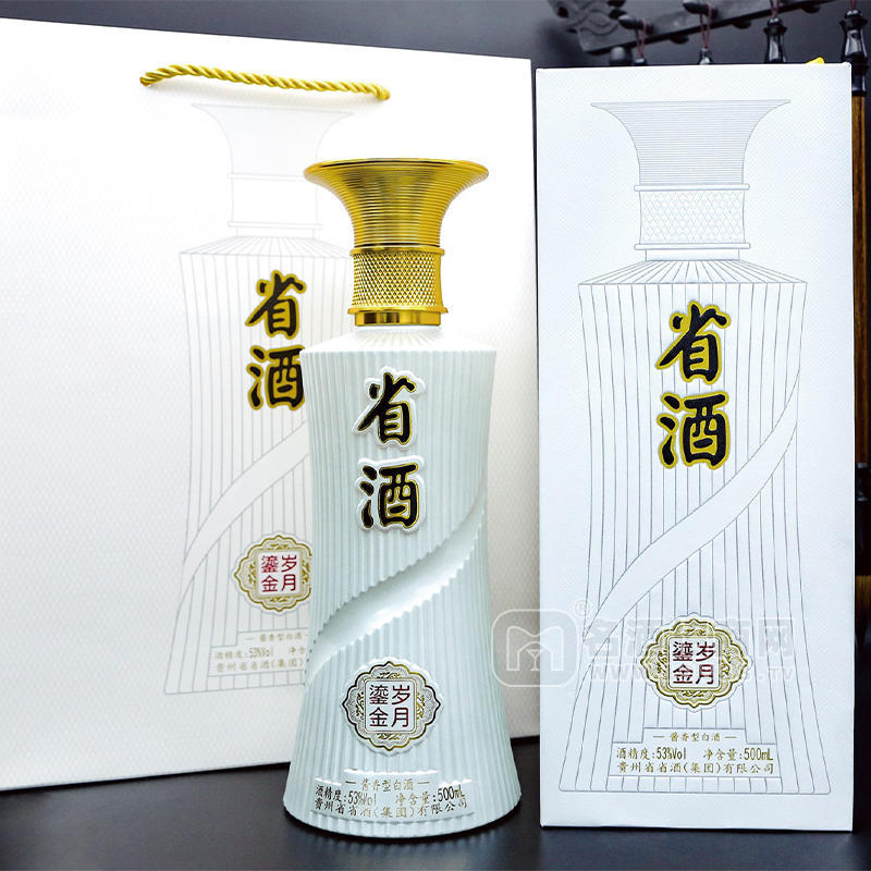 貴州省酒·鎏金歲月  醬香型白酒53度500ml