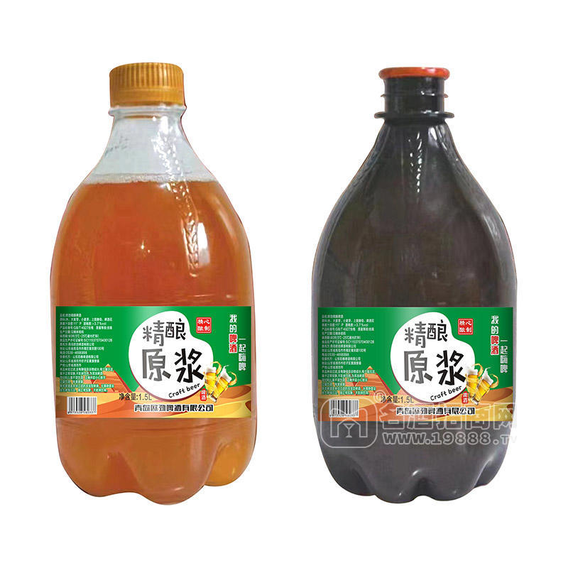 啤酒精釀原漿瓶裝招商1.5L