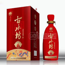 古水坊純糧固態(tài)釀造42度濃香型白酒500ml代理招商